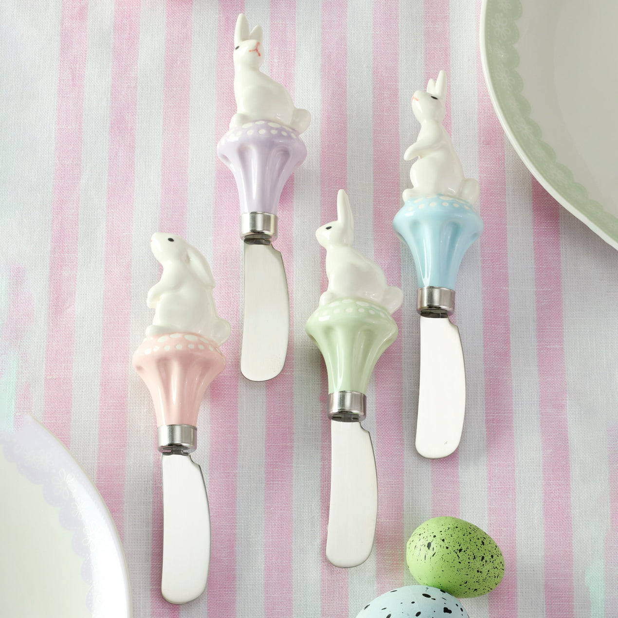 Bunny Hop 4-Piece Cheese Spreader Set