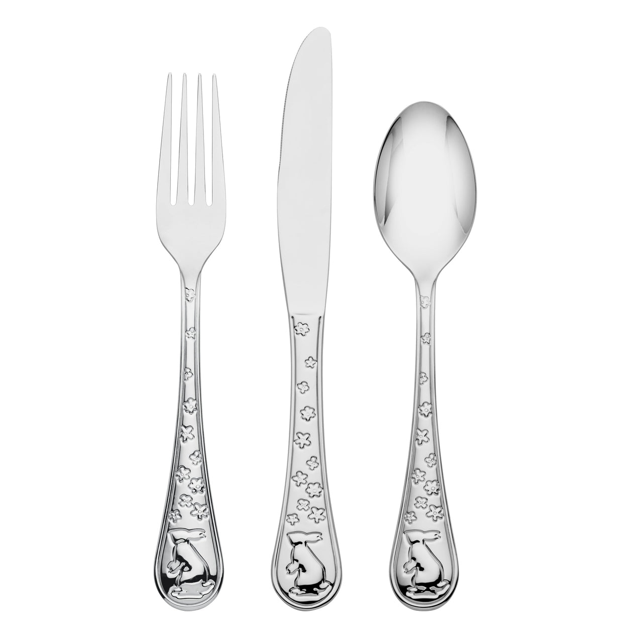 Bunny Hop 12-Piece Flatware Set