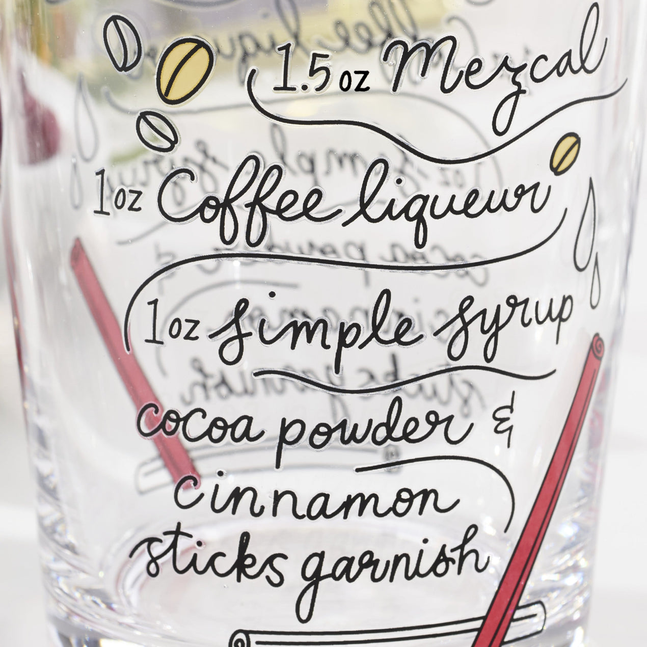 Make Merry Double Old Fashioned Glasses, Set Of 4