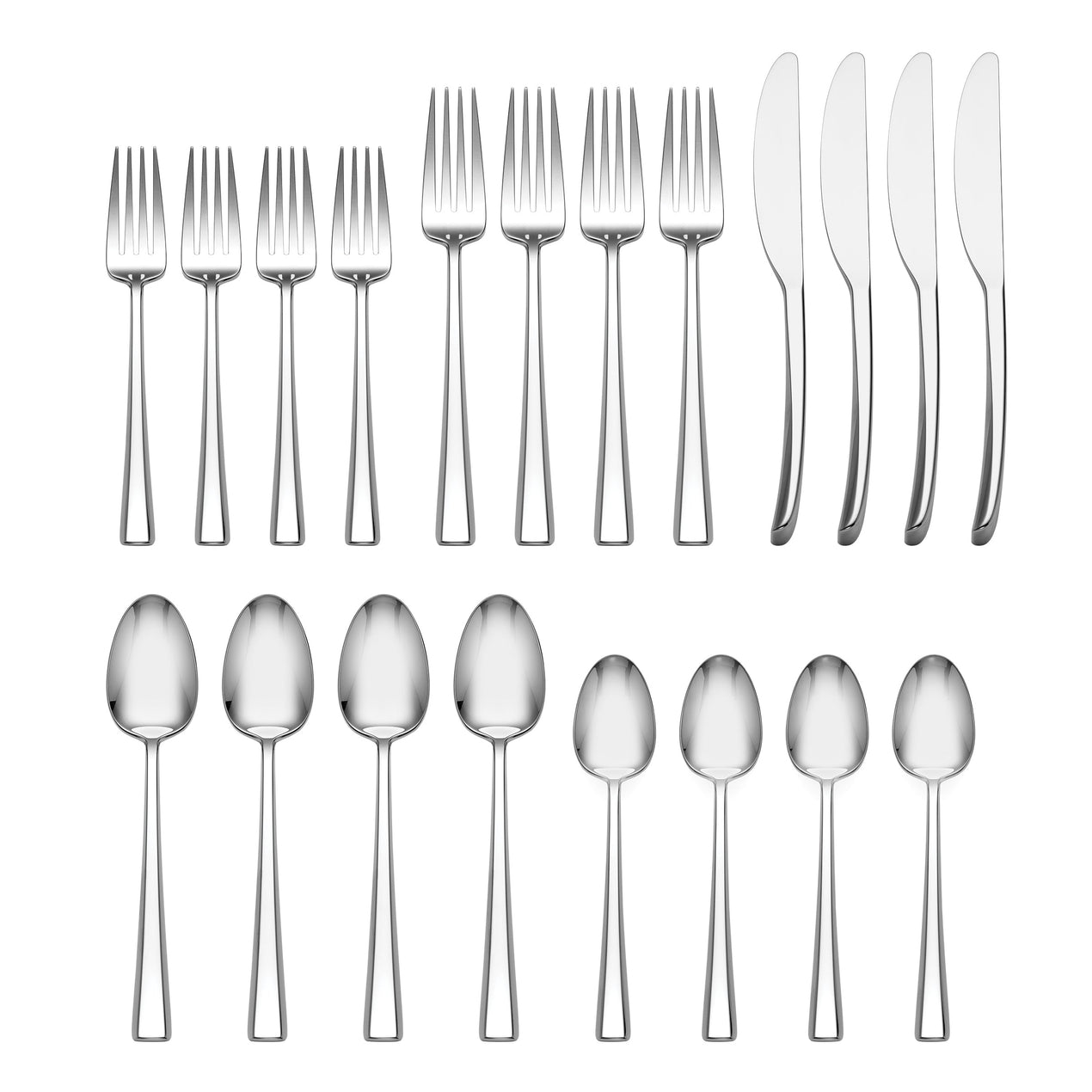 Maxine Mirror 20-Piece Flatware Set
