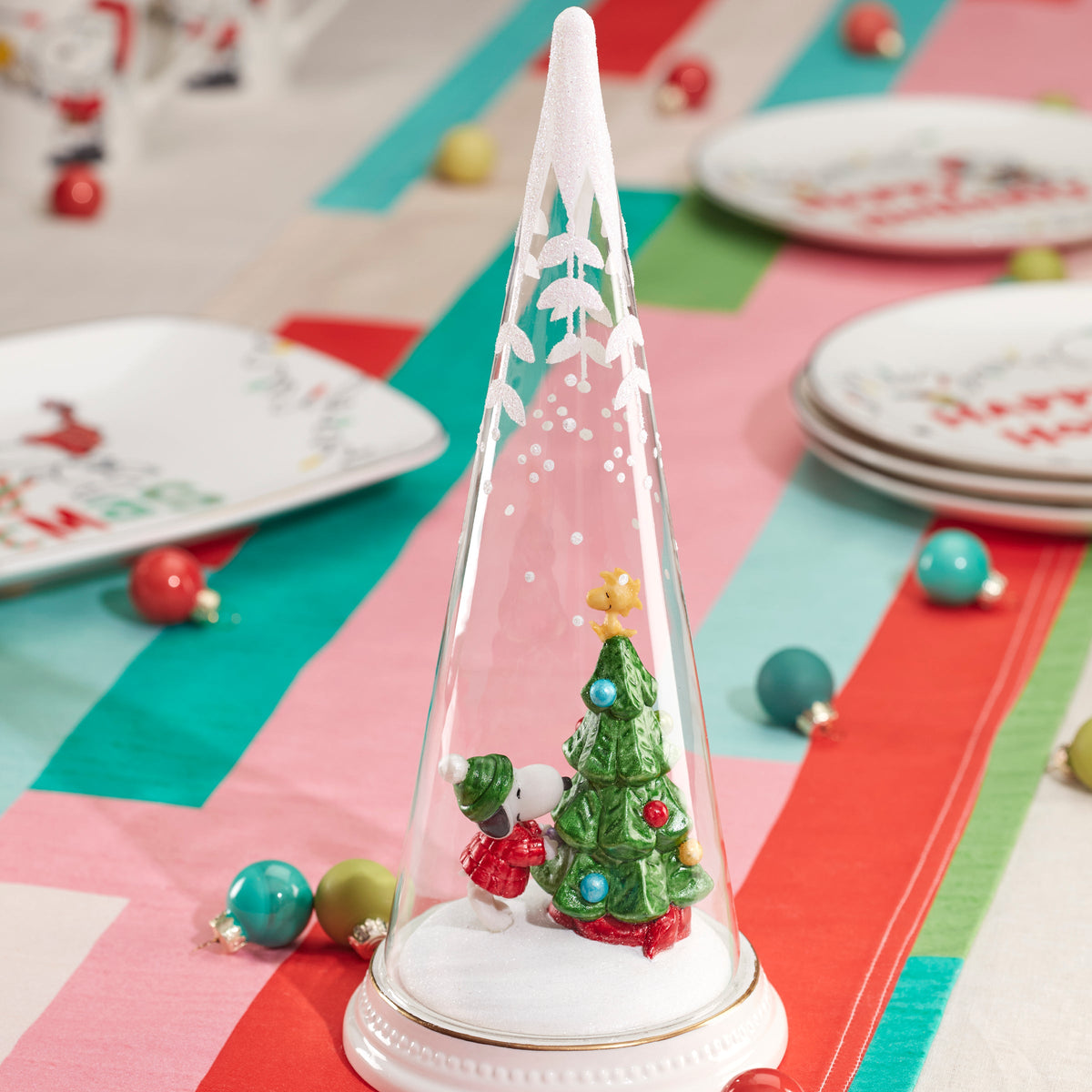 Peanuts Merry & Magical Christmas Scene Figurine – Lenox