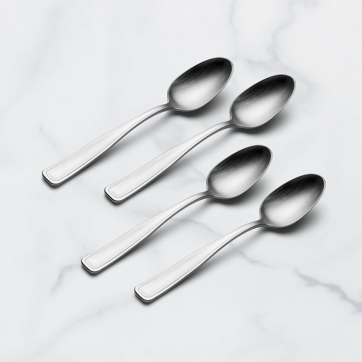 Reid Satin Teaspoons, Set of 4