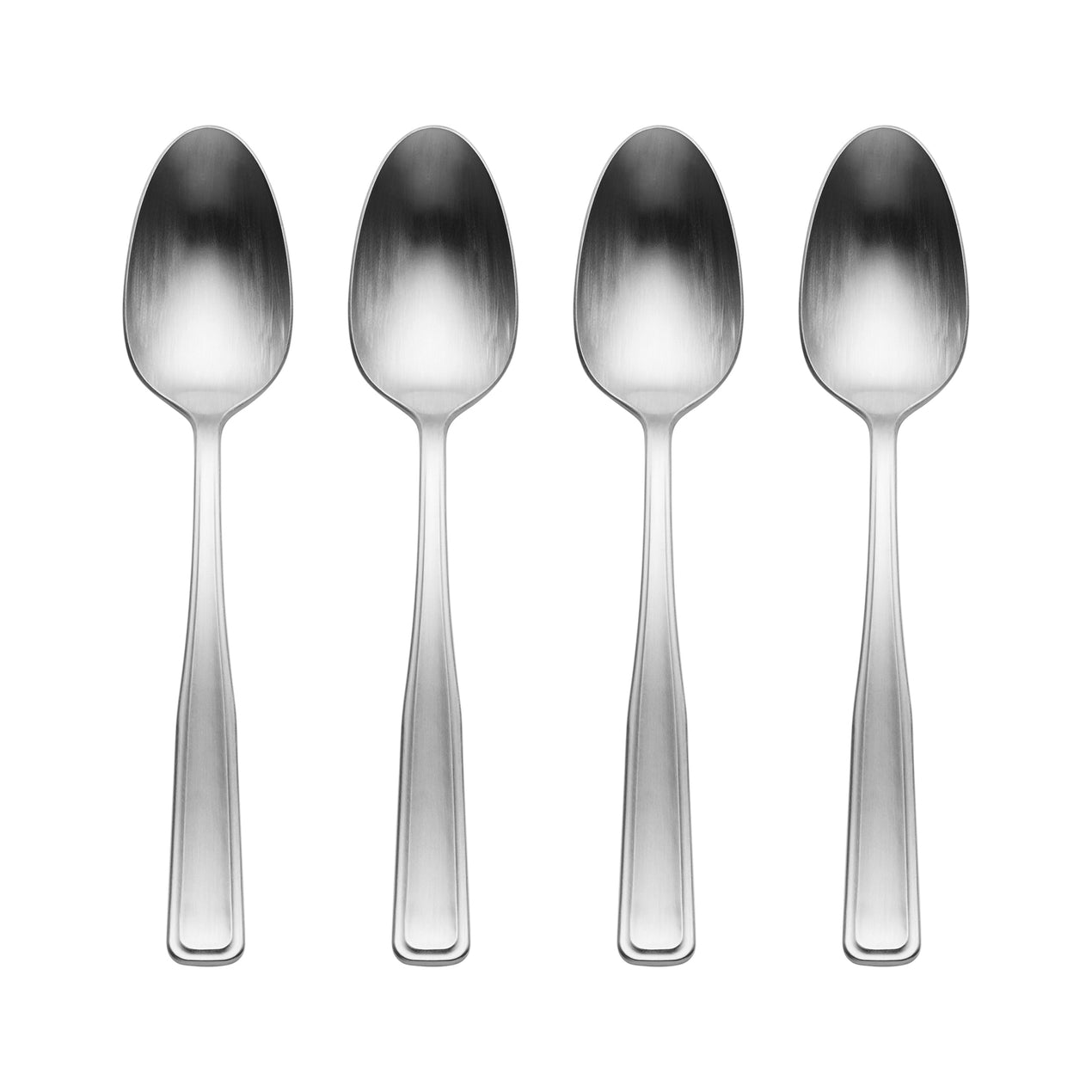 Reid Satin Dinner Spoons, Set of 4
