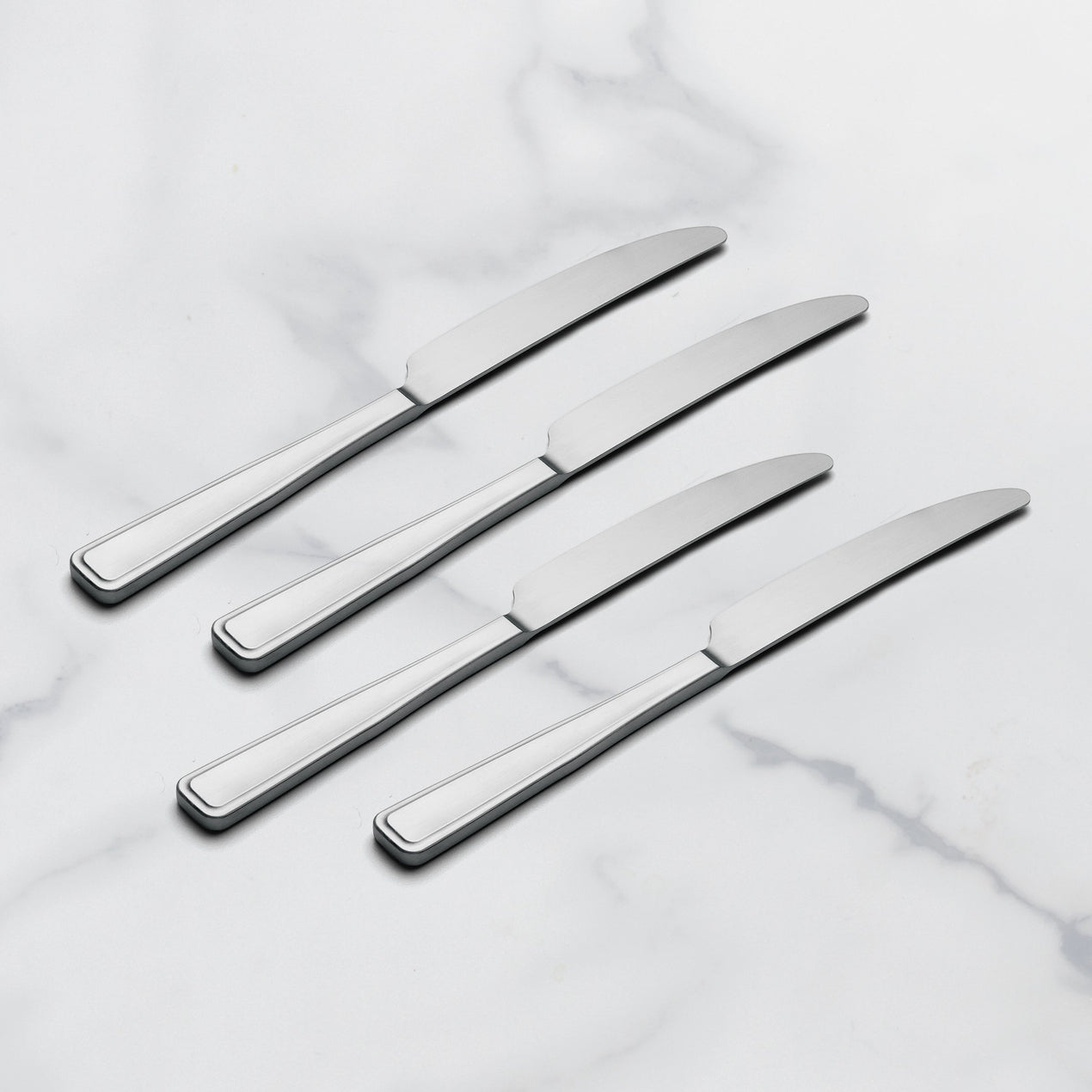 Reid Satin Dinner Knives, Set of 4