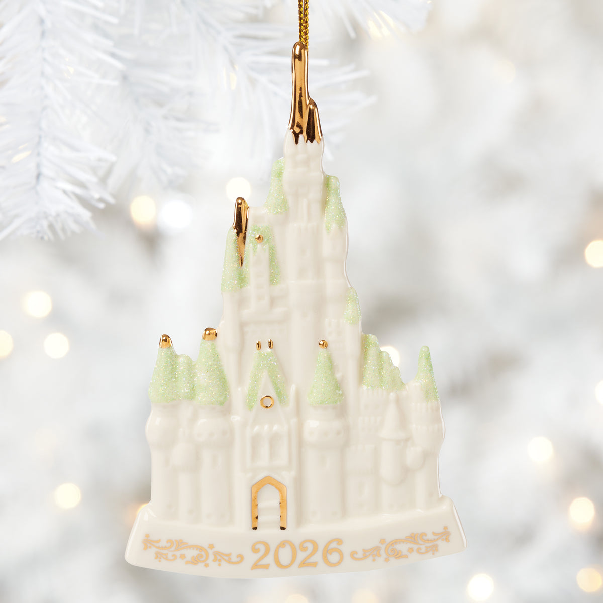 2026 Cinderella Castle Porcelain Ornament – Lenox Corporation