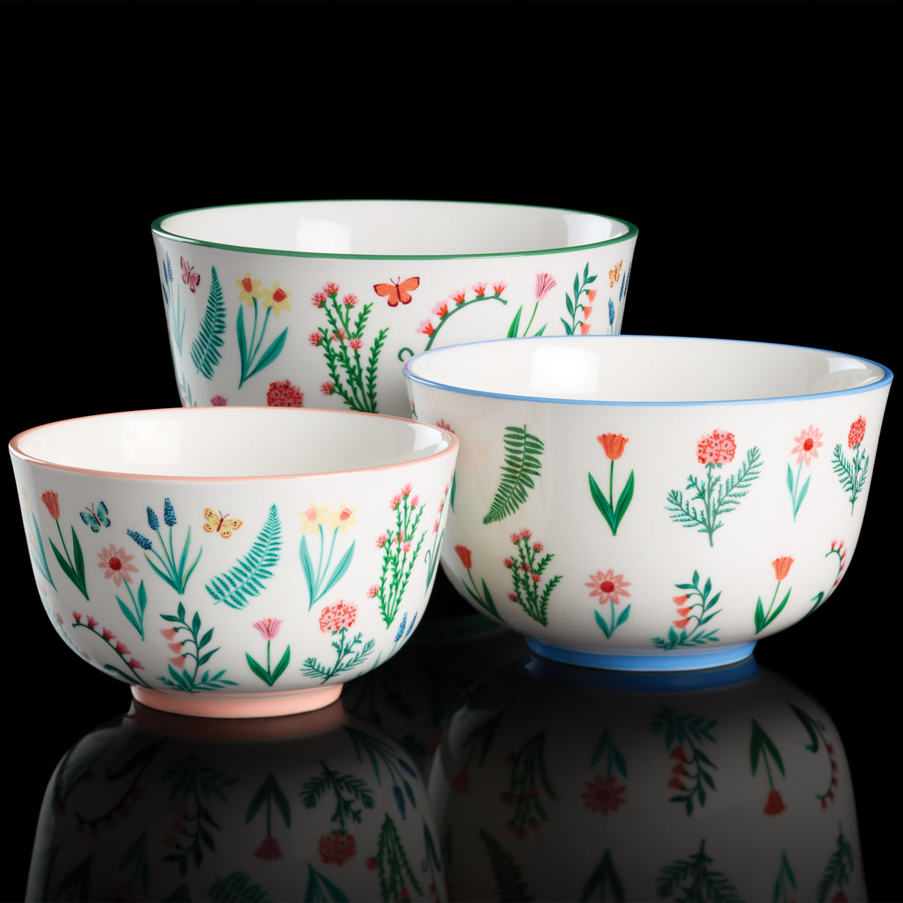 First Blooms Nesting Bowls S/3
