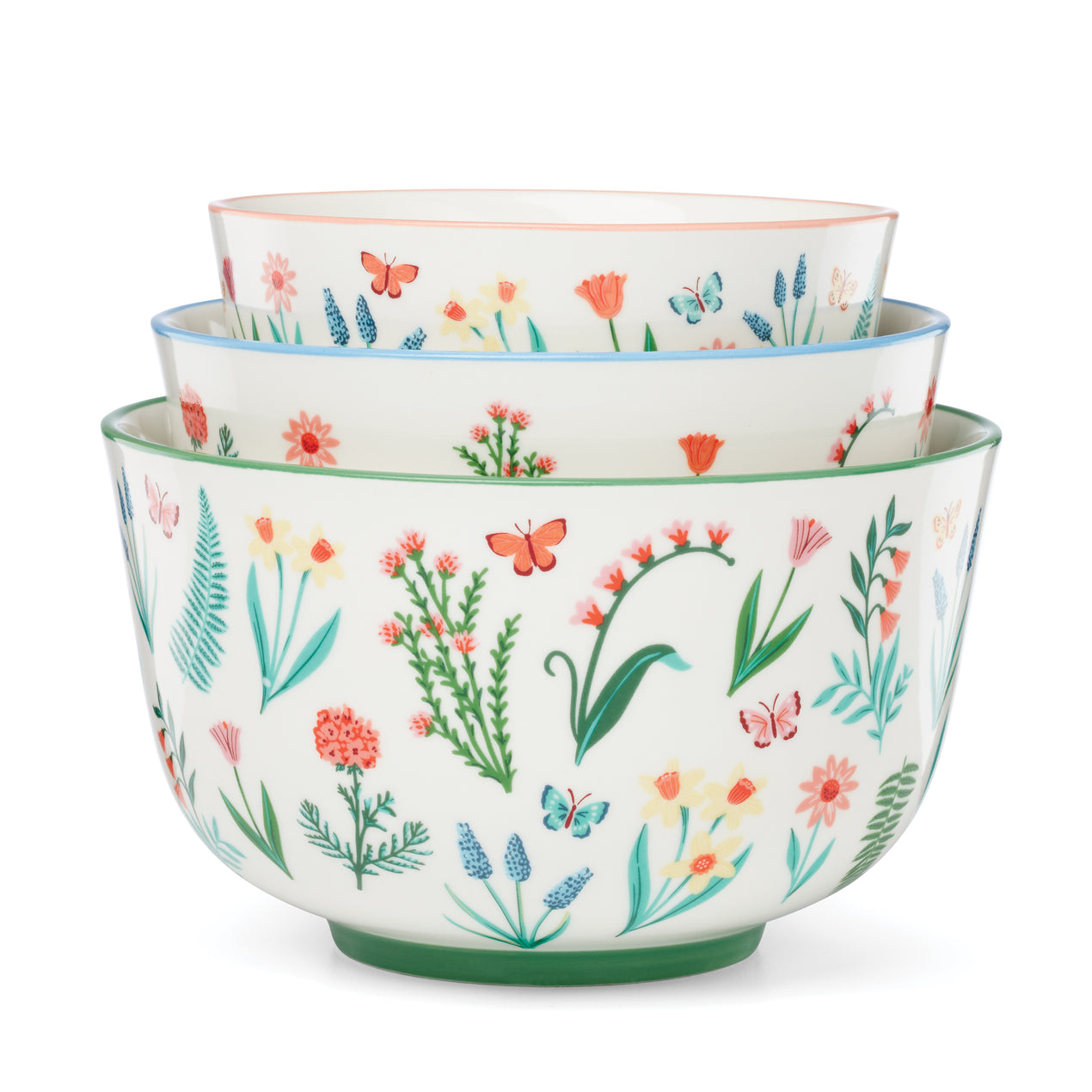 First Blooms Nesting Bowls S/3