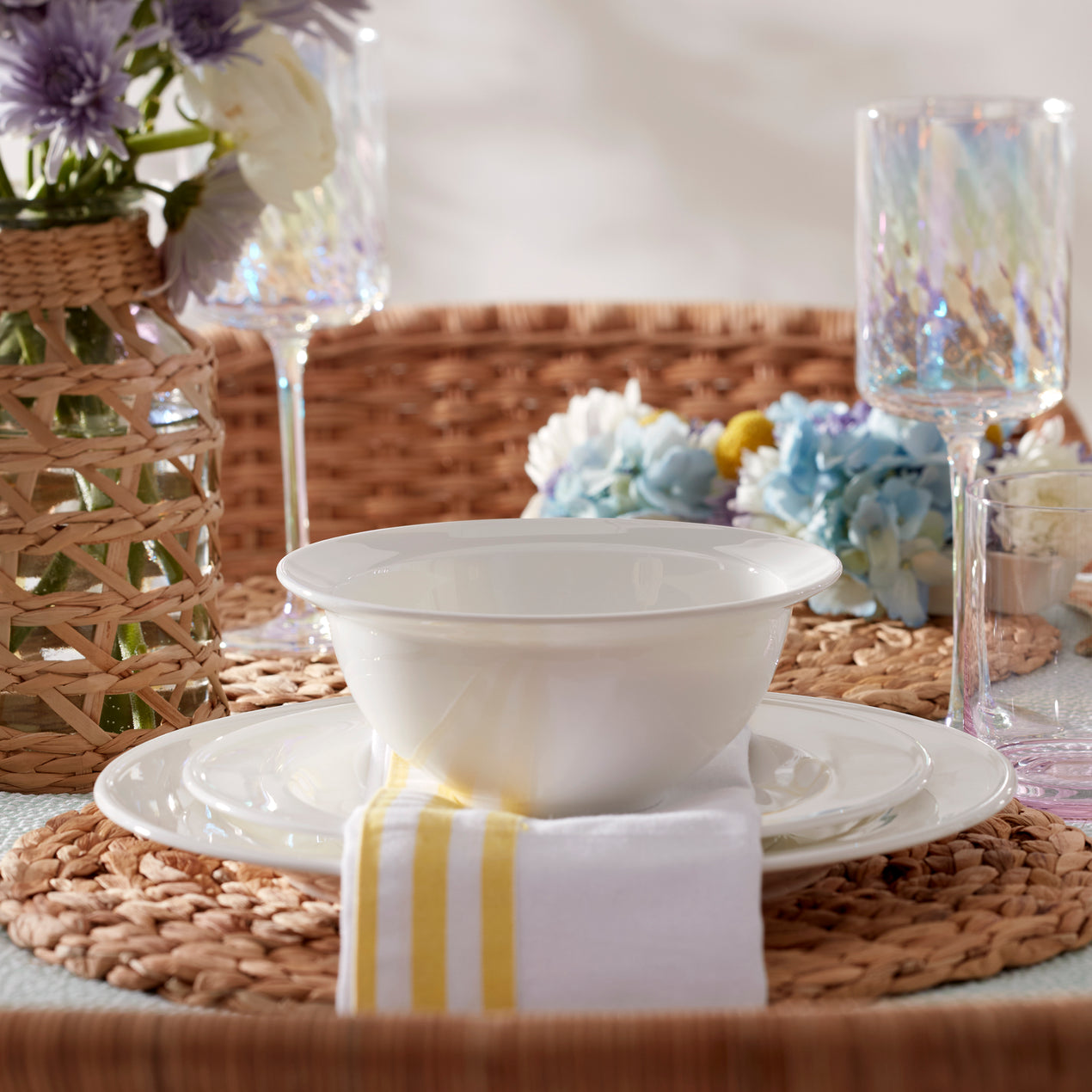 Studio 1414 Rimmed, All Purpose Bowls, Set of 6