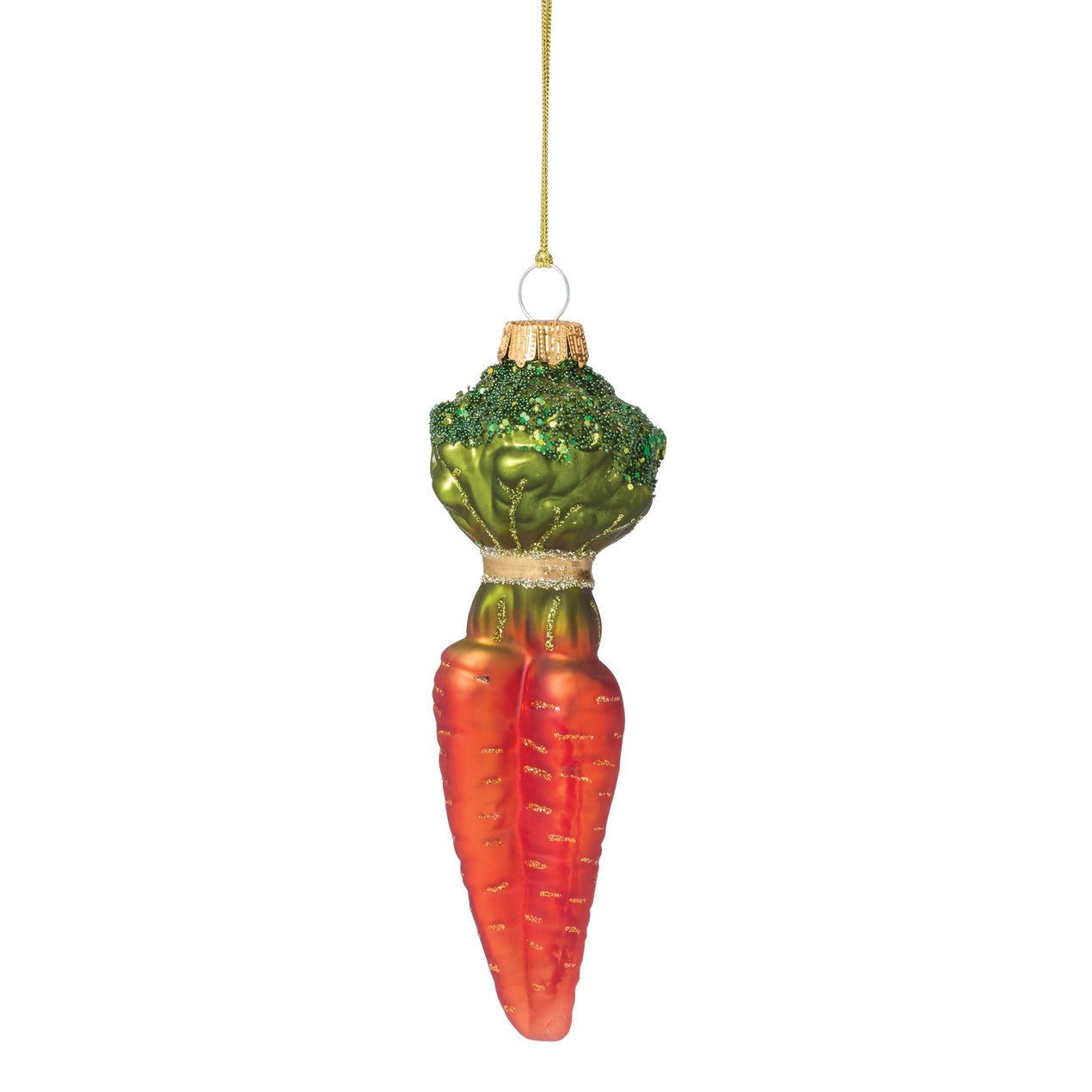 Blown Glass Carrot Ornament