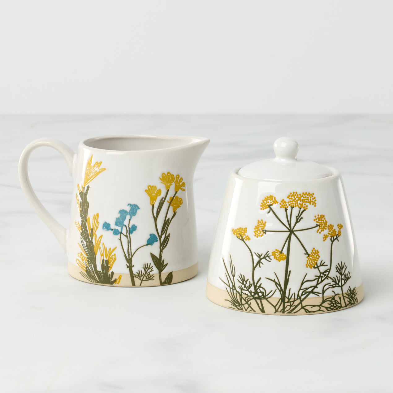Wildflowers Sugar & Creamer Set
