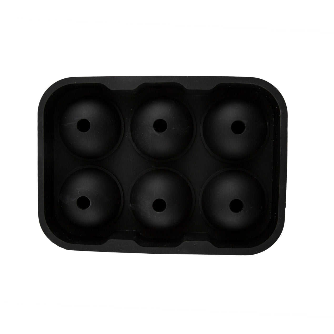 6-Sphere Black Silicone Ice Mold
