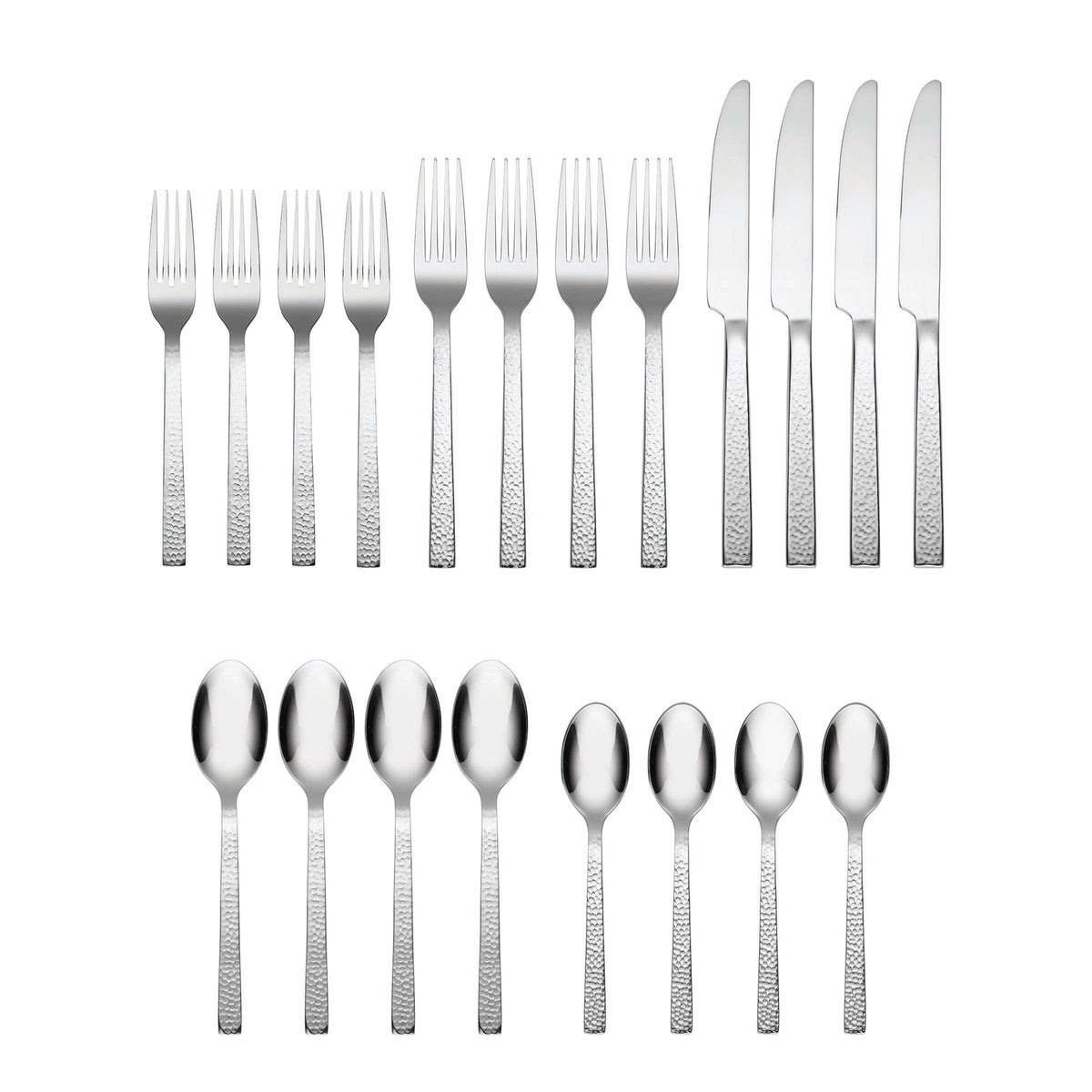 Chefs Table Hammered 20 Piece Flatware Set – Lenox Corporation