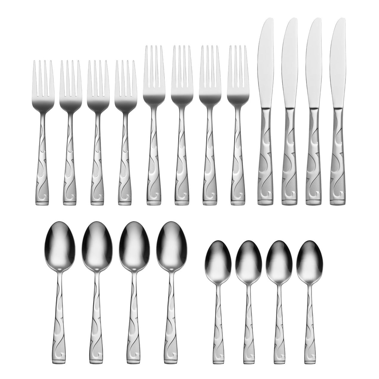 Tuscany 20-Piece Everyday Flatware Set, Service for 4