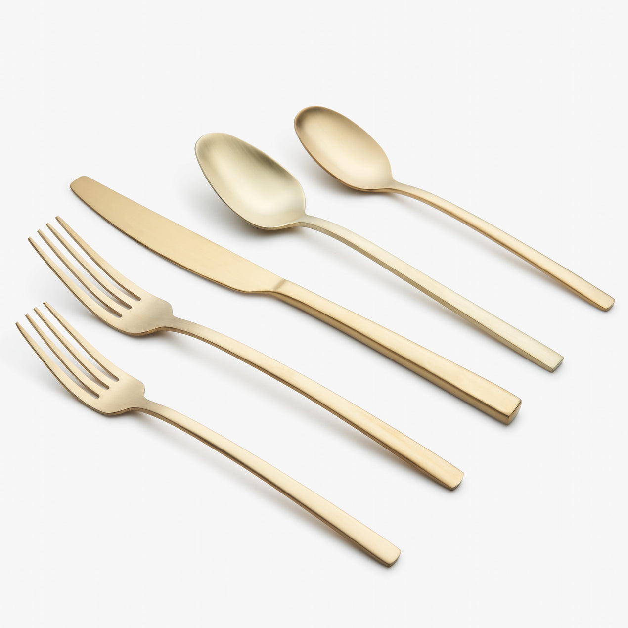 Beacon Gold Satin 16-Piece Flatware Set, Service for 4
