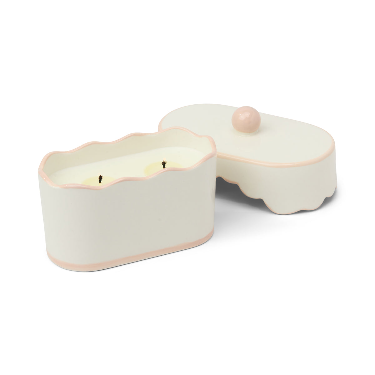 キャンドル ERICA Cherie 5.5-oz Soy Wax Ceramic Candle, Yuzu Woods – Lenox Corporation