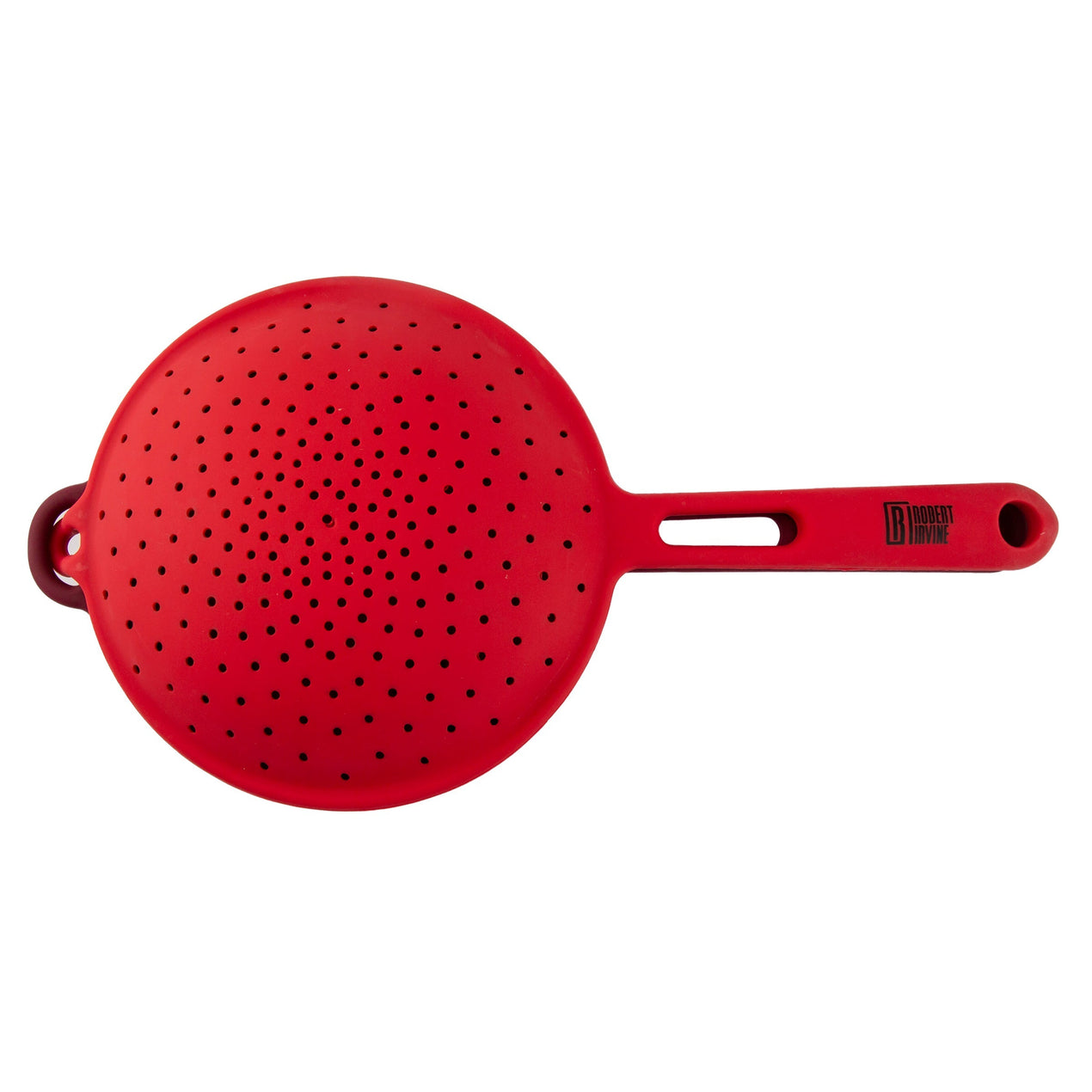 Robert Irvine 2-Piece Silicone Colander Set, Red