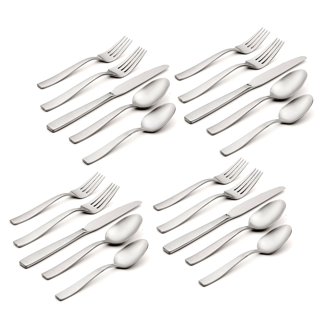 Everdine 20 Piece Everyday Flatware Set, Service for 4