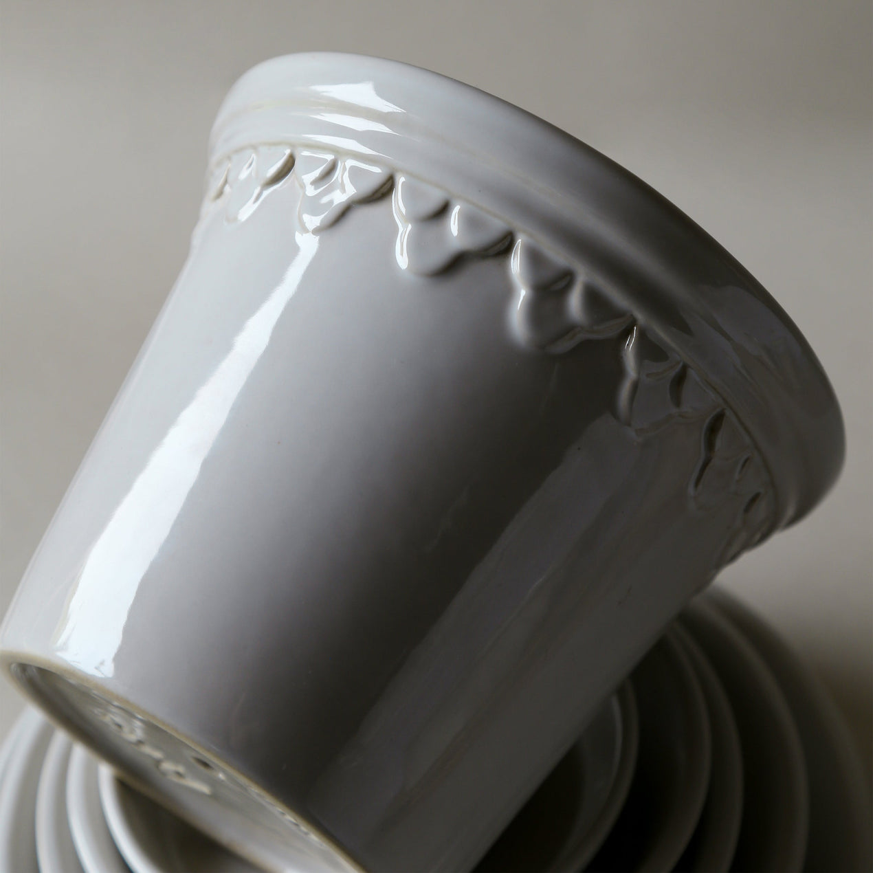 Kobenhavner Mineral White Pot Set 16CM