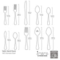Satin Sand Dune 45-Piece Everyday Flatware Set, Service for 8
