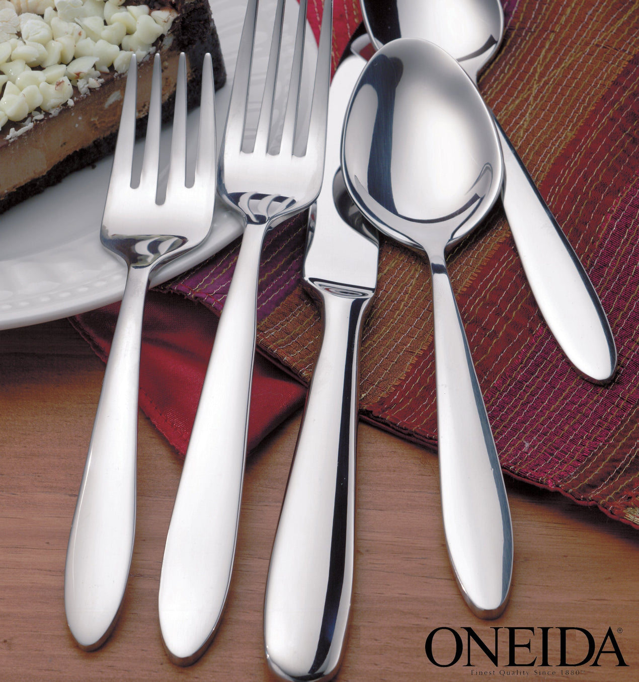 Mooncrest Everyday Flatware Teaspoons, Set Of 4