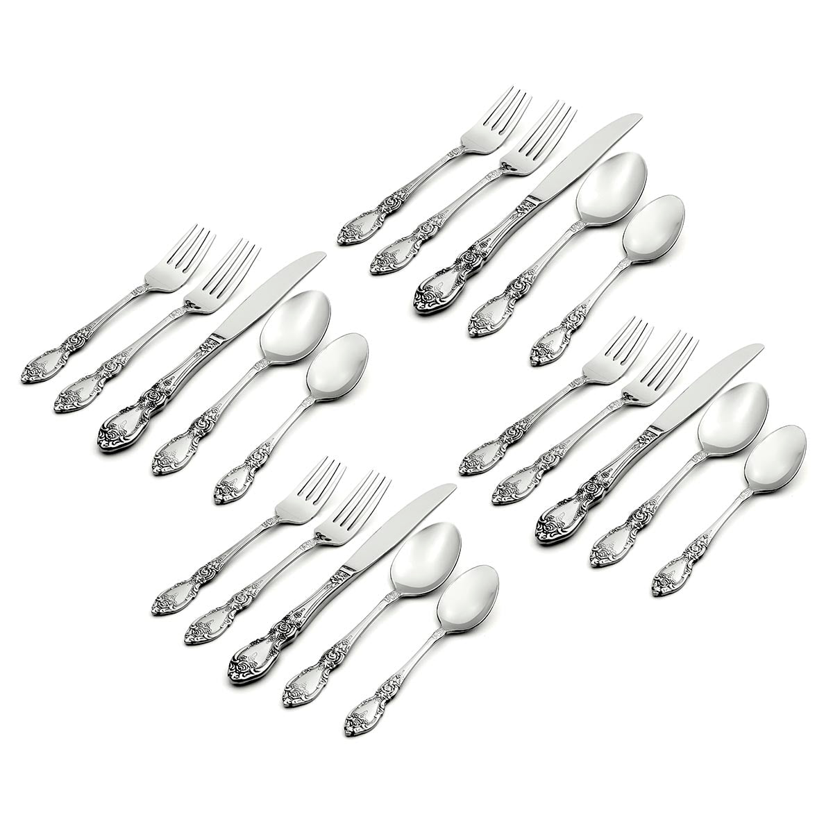 Wordsworth 20 Piece Everyday Flatware Set, Service for 4