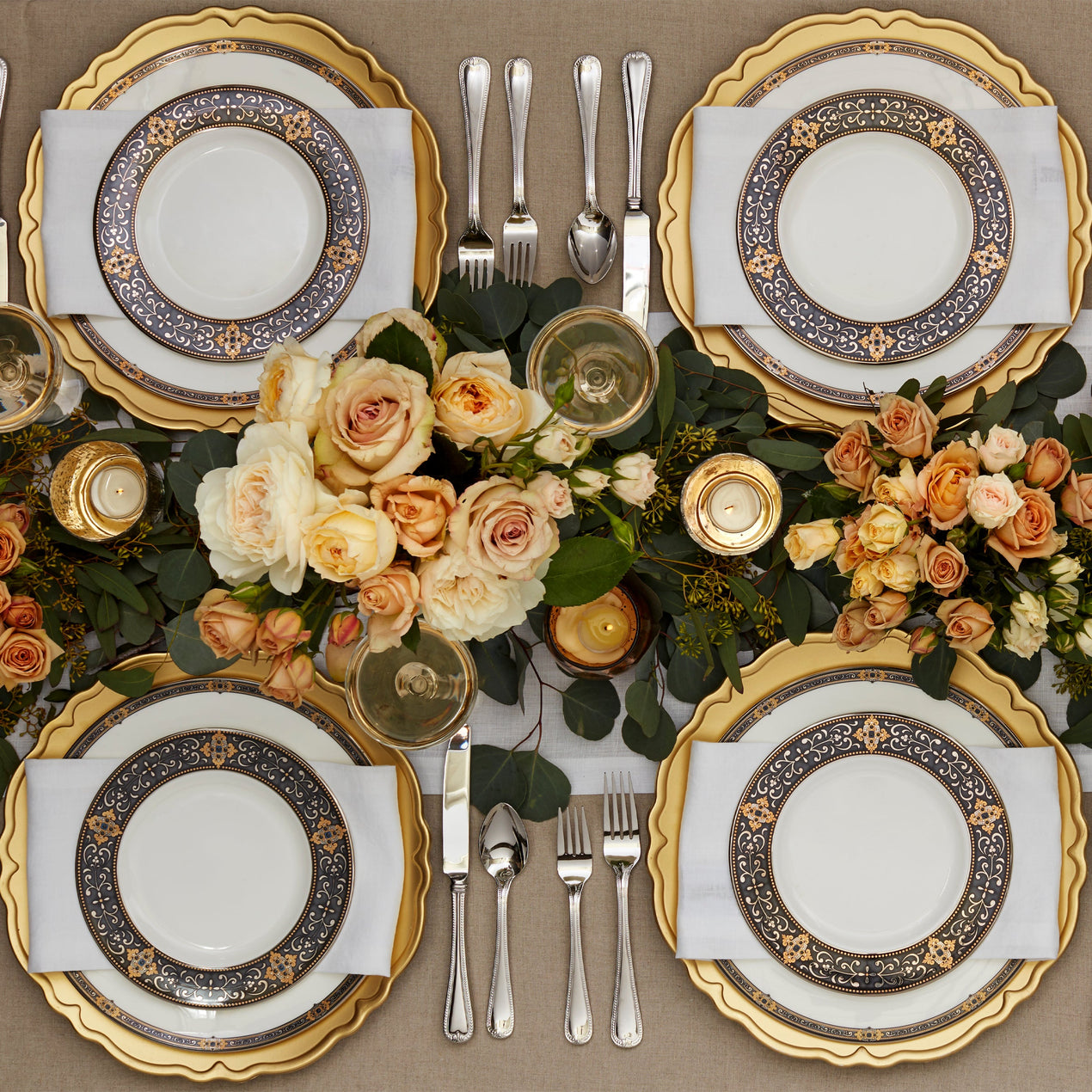 Vintage Jewel 5-Piece Place Setting