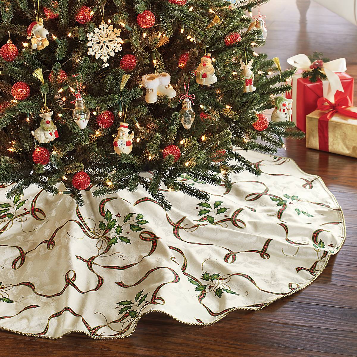 Holiday Nouveau Tree Skirt Lenox Corporation