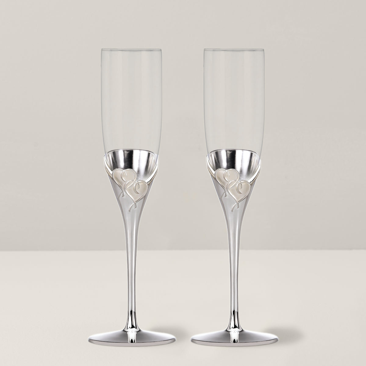 Pink Champagne Flutes (Set of 2) – Lawrence's Gift