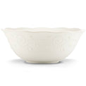 French Perle White Large Serving Bowl