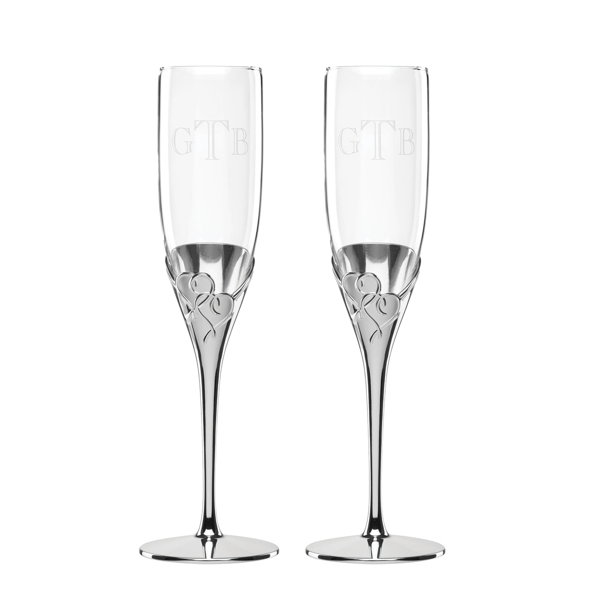 Set of 8 - Custom Bridal Party Stemless Champagne Flutes – Happily Ever  Etched