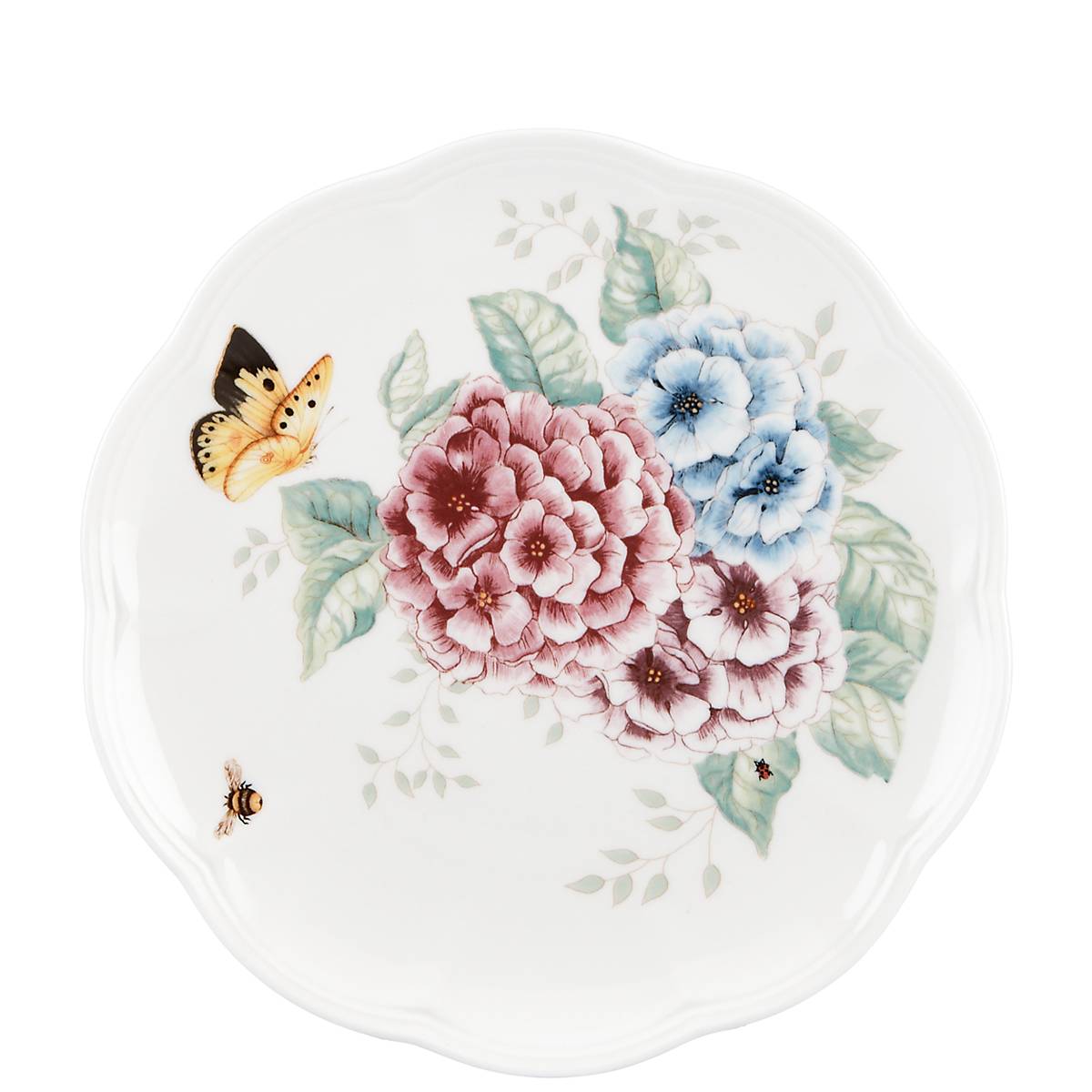 Butterfly Meadow Hydrangea Accent Plate