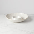 French Perle White Chip & Dip Tray