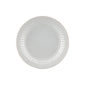French Perle Groove Dove Grey&#8482; Dessert Plate