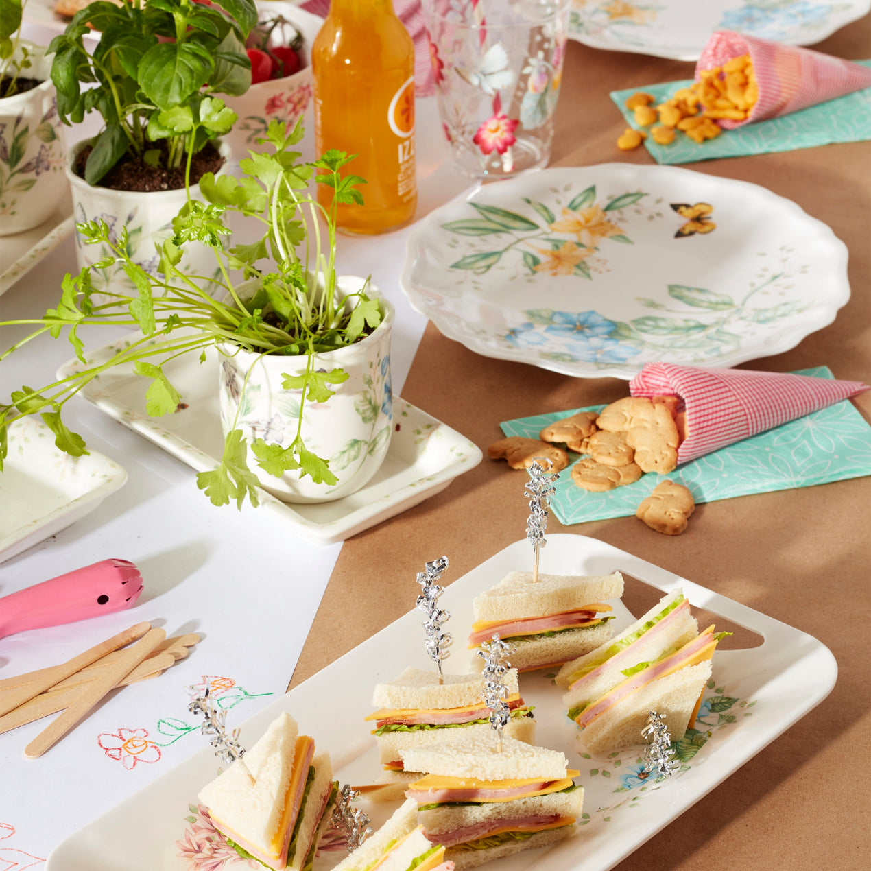 Butterfly Meadow Melamine® Hors D'oeuvres Tray