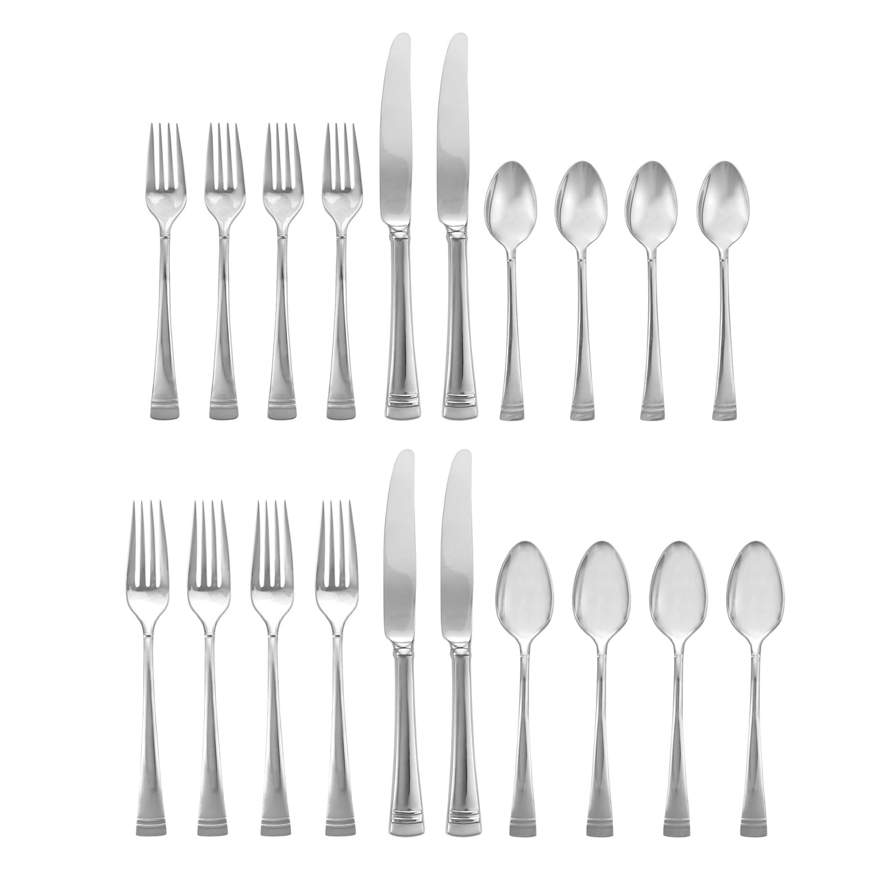 Federal Platinum 20 Piece Flatware Set