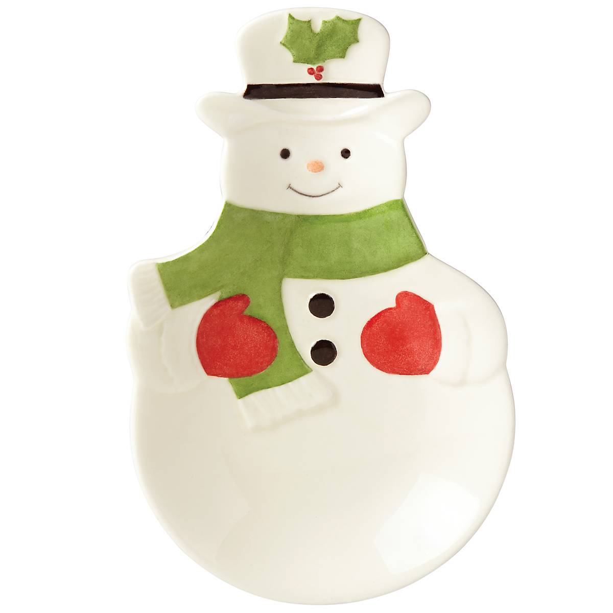 Hosting The Holidays Snowman Spoon Rest