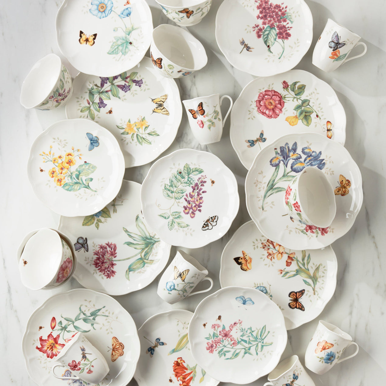 Butterfly Meadow 24-Piece Dinnerware Set