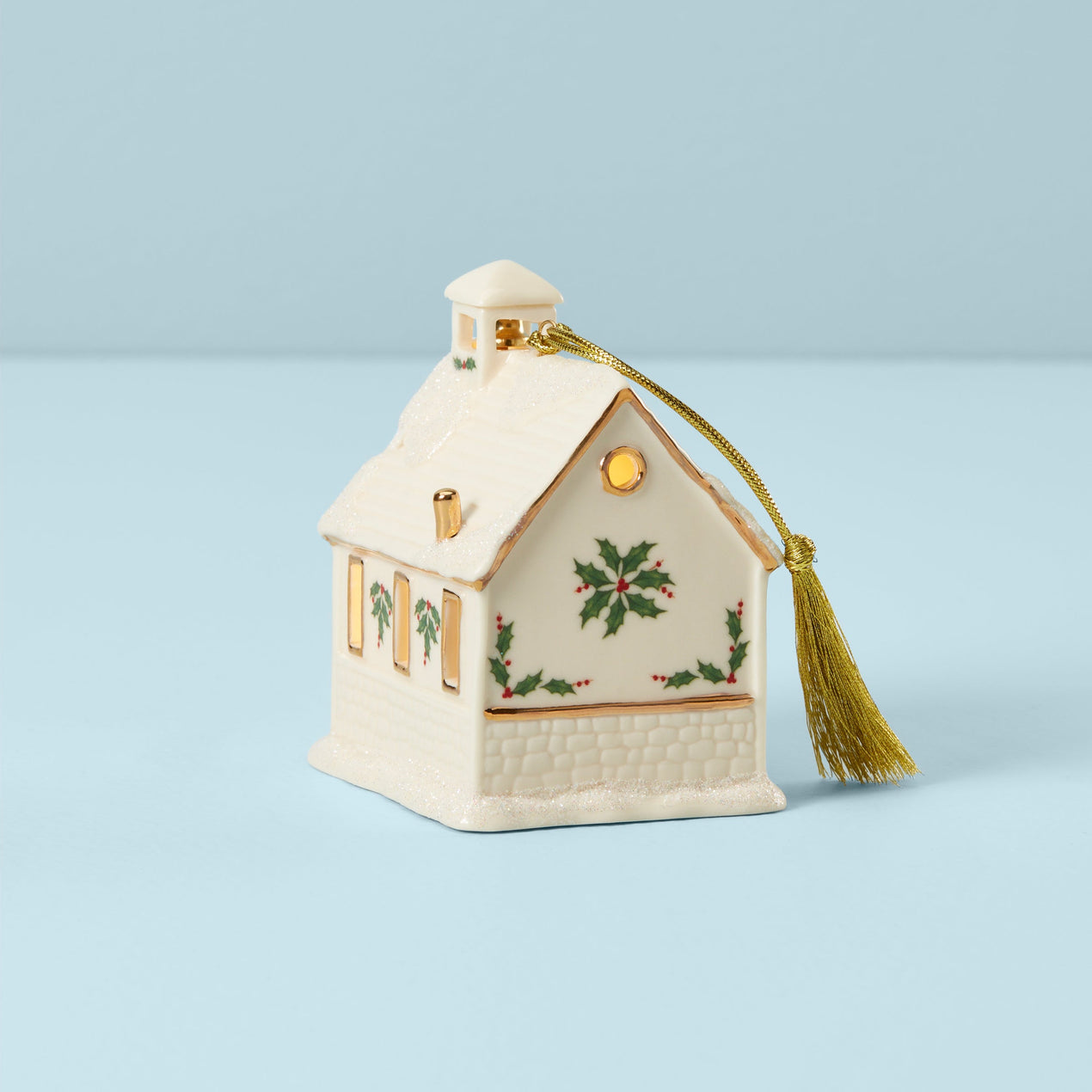 Christmas Village™ Schoolhouse Lighted Ornament