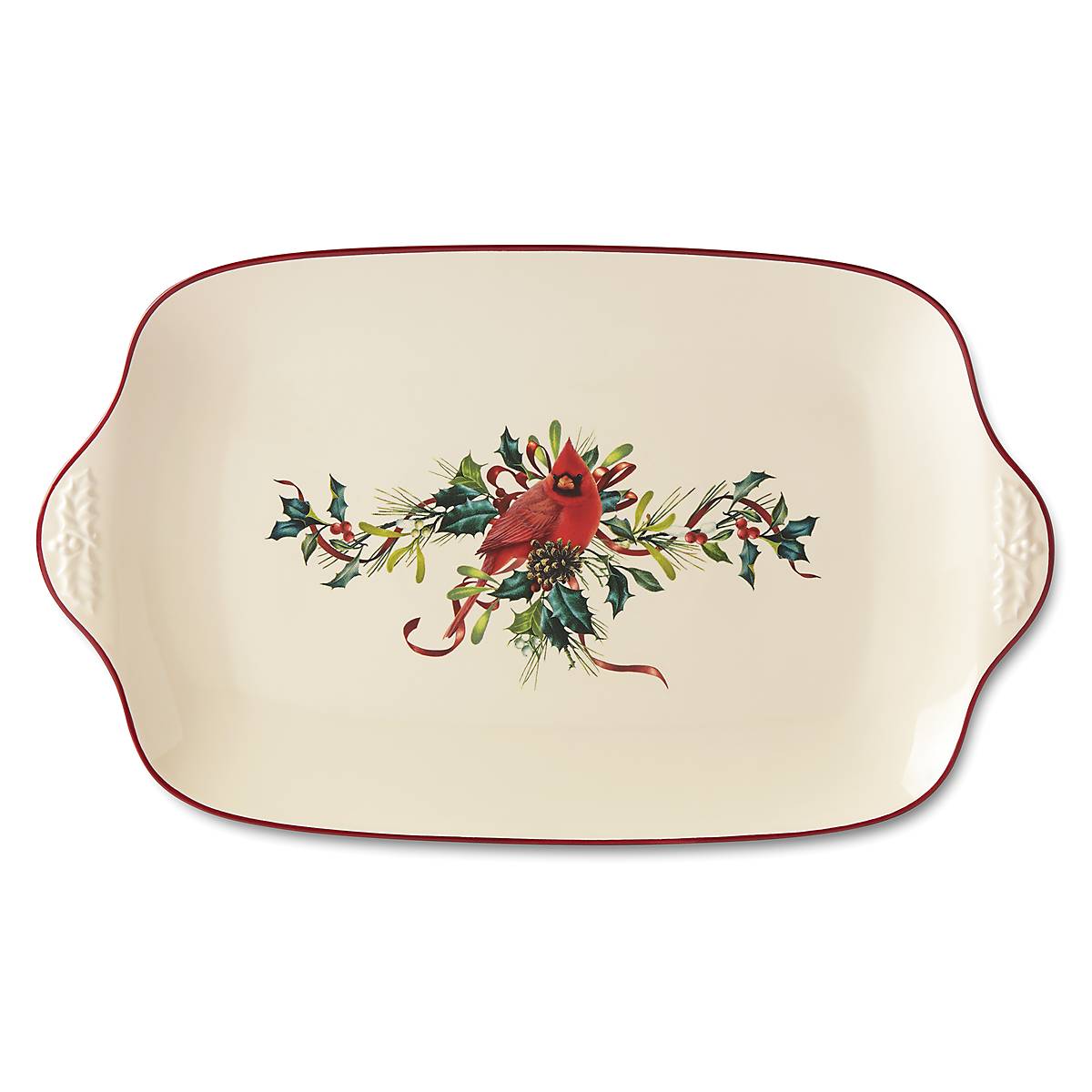 Winter Greetings Oversized Platter