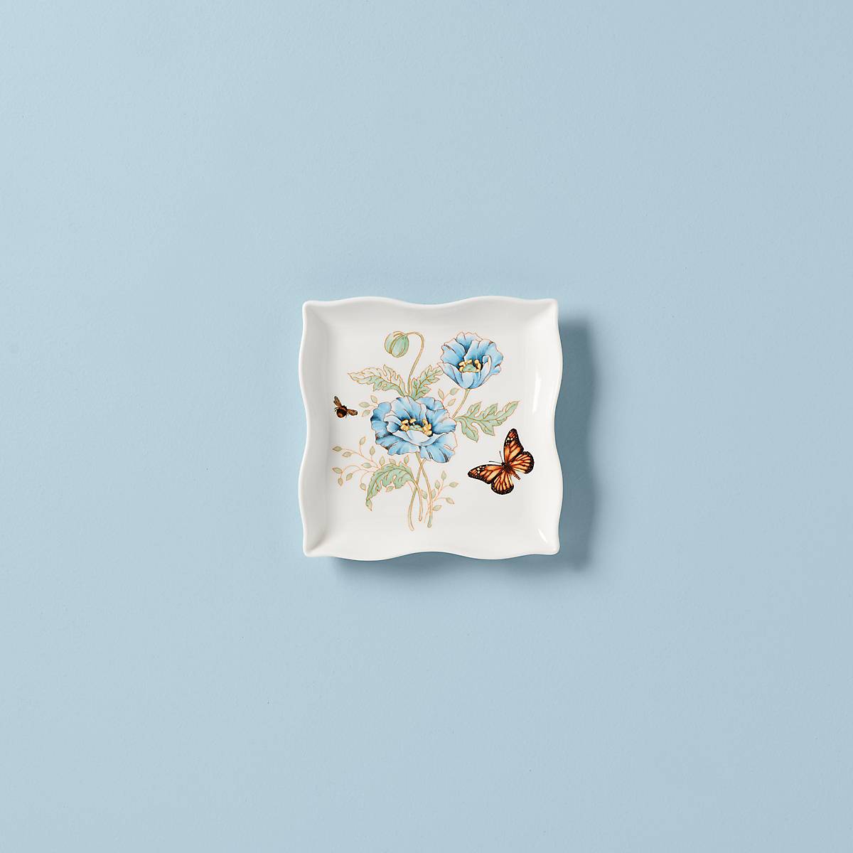 Butterfly Meadow Square Dish
