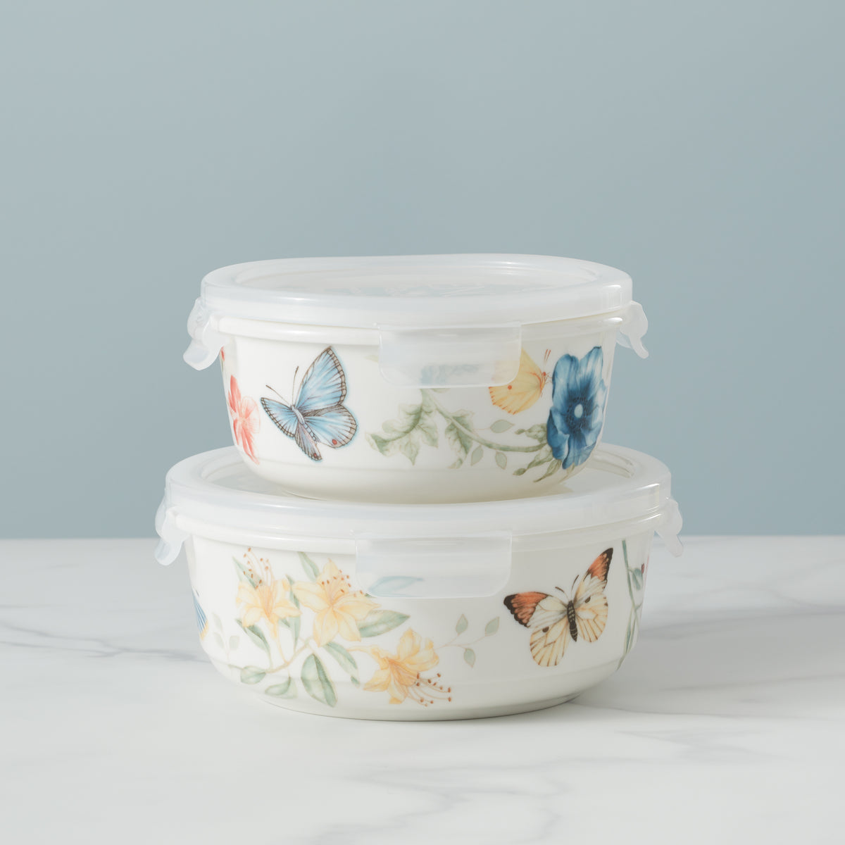 Lenox 890086 Butterfly Meadow Small Glass Food Container
