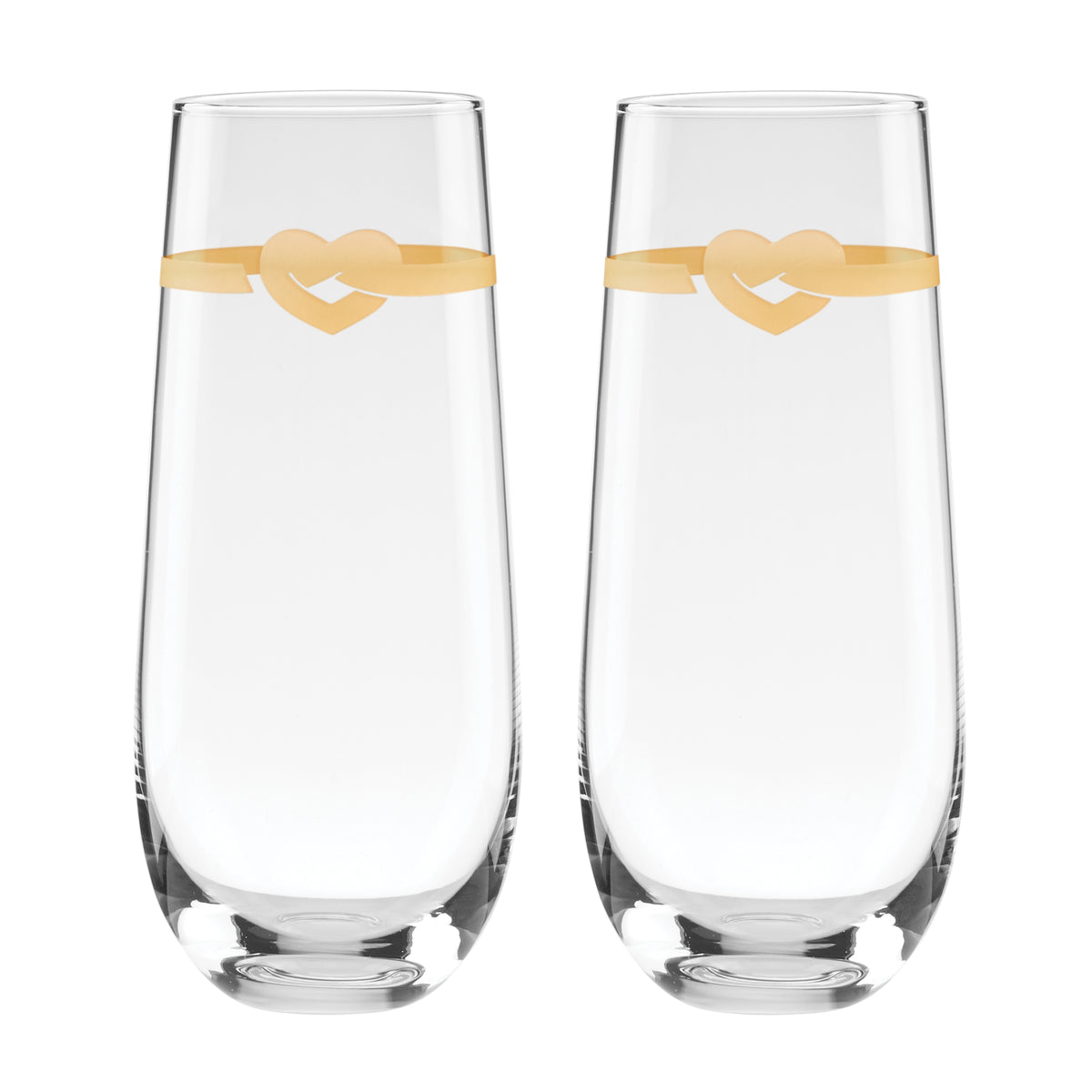 Kate Spade NY Lenox Two of a Kind Stemless Wine Glasses 857835 His Hers  Water for sale online