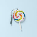 Personalized Swirl Lollipop Ornament