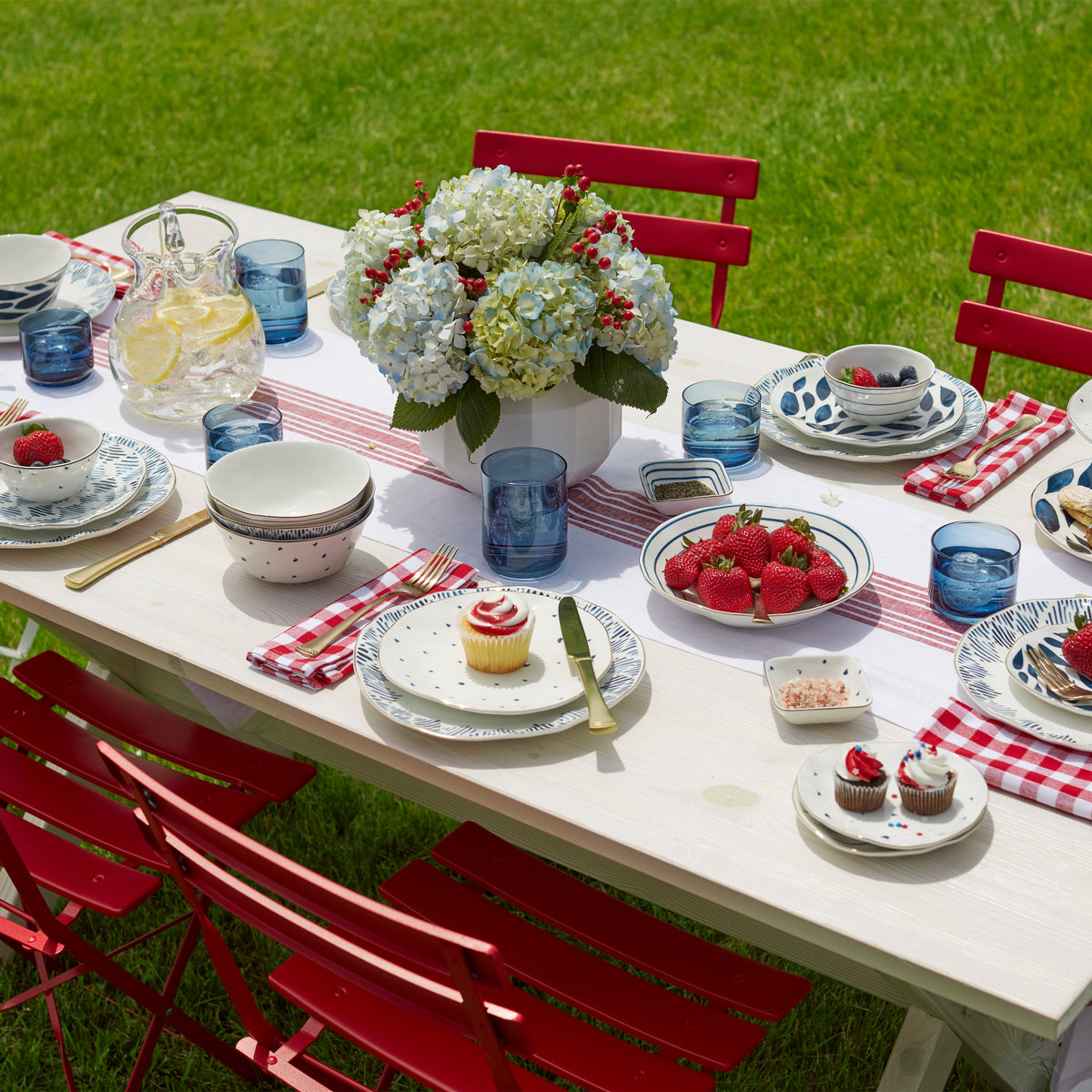 Lenox Set di 4 piatti piatti da tavola, colore: bianco autunnale, 5.96, multicolore