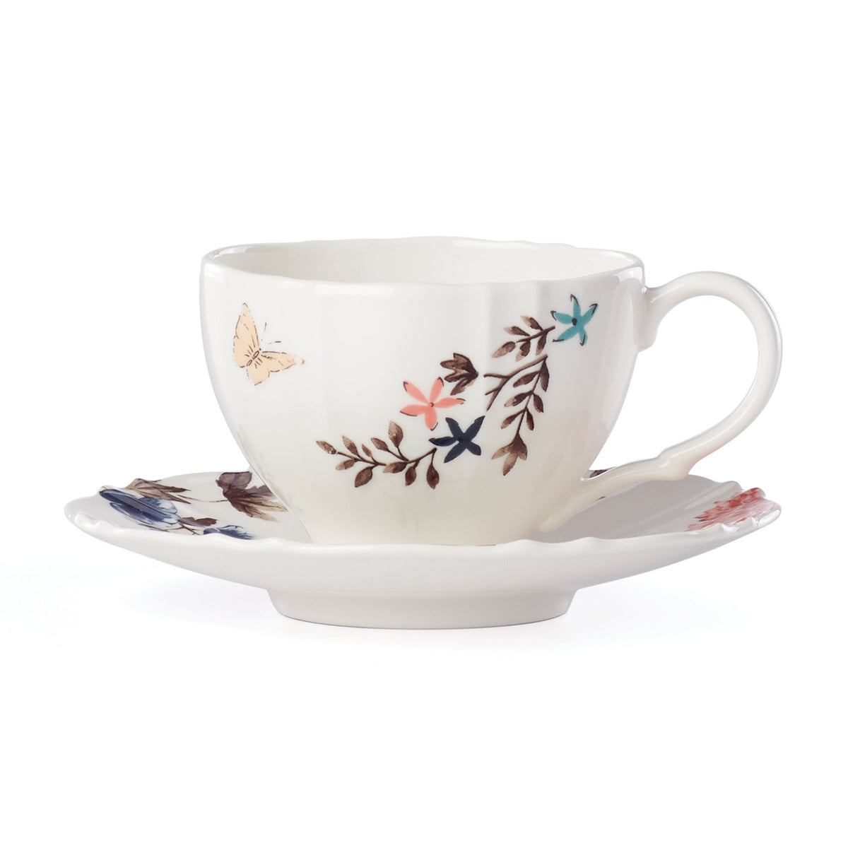 TEA＠　0318 Amazon.com: Lenox 891301 Sprig & Vine Teacup & Saucer