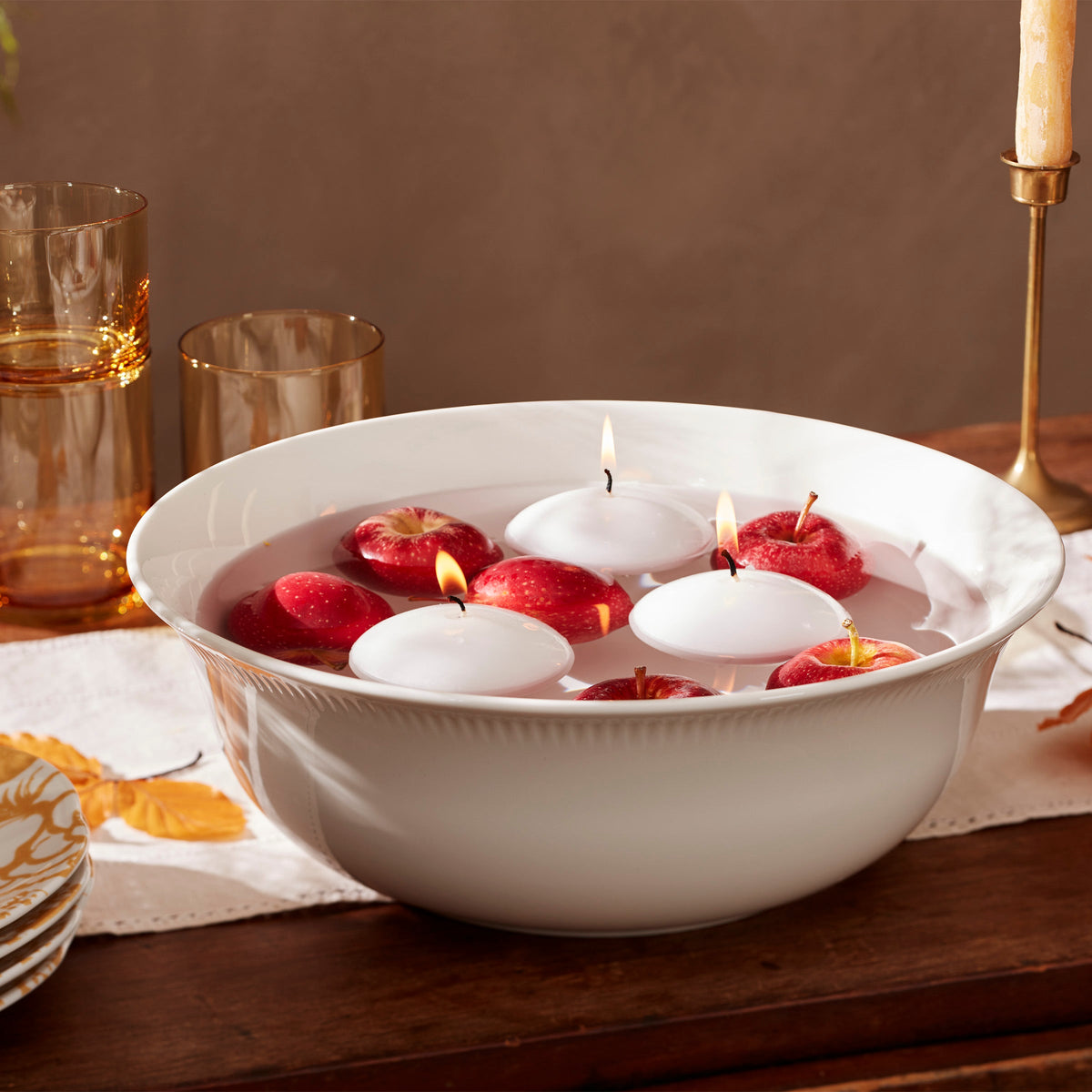LENOX Profile Poppers Square Bowl, 1.63, White