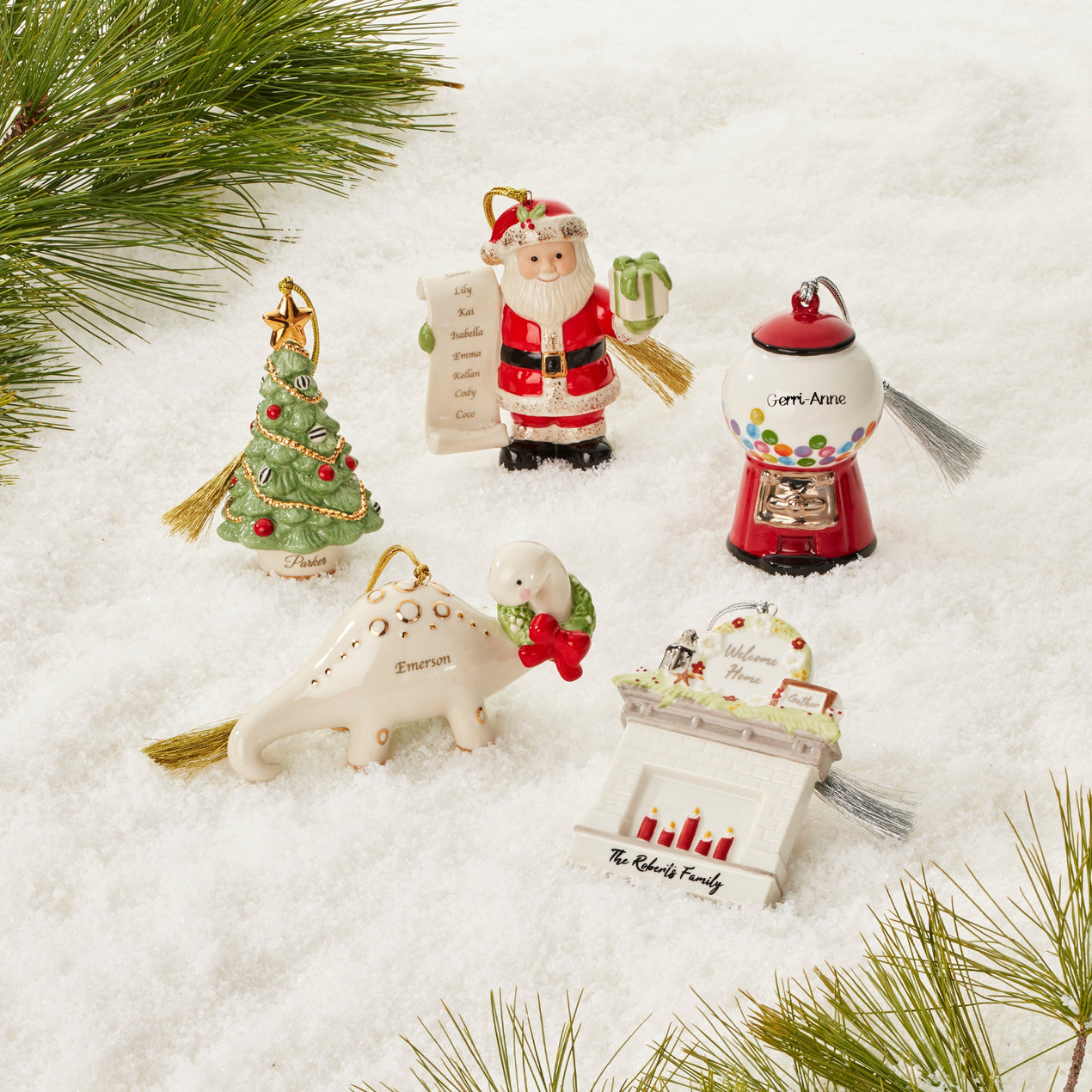 Personalized Naughty & Nice Ornament