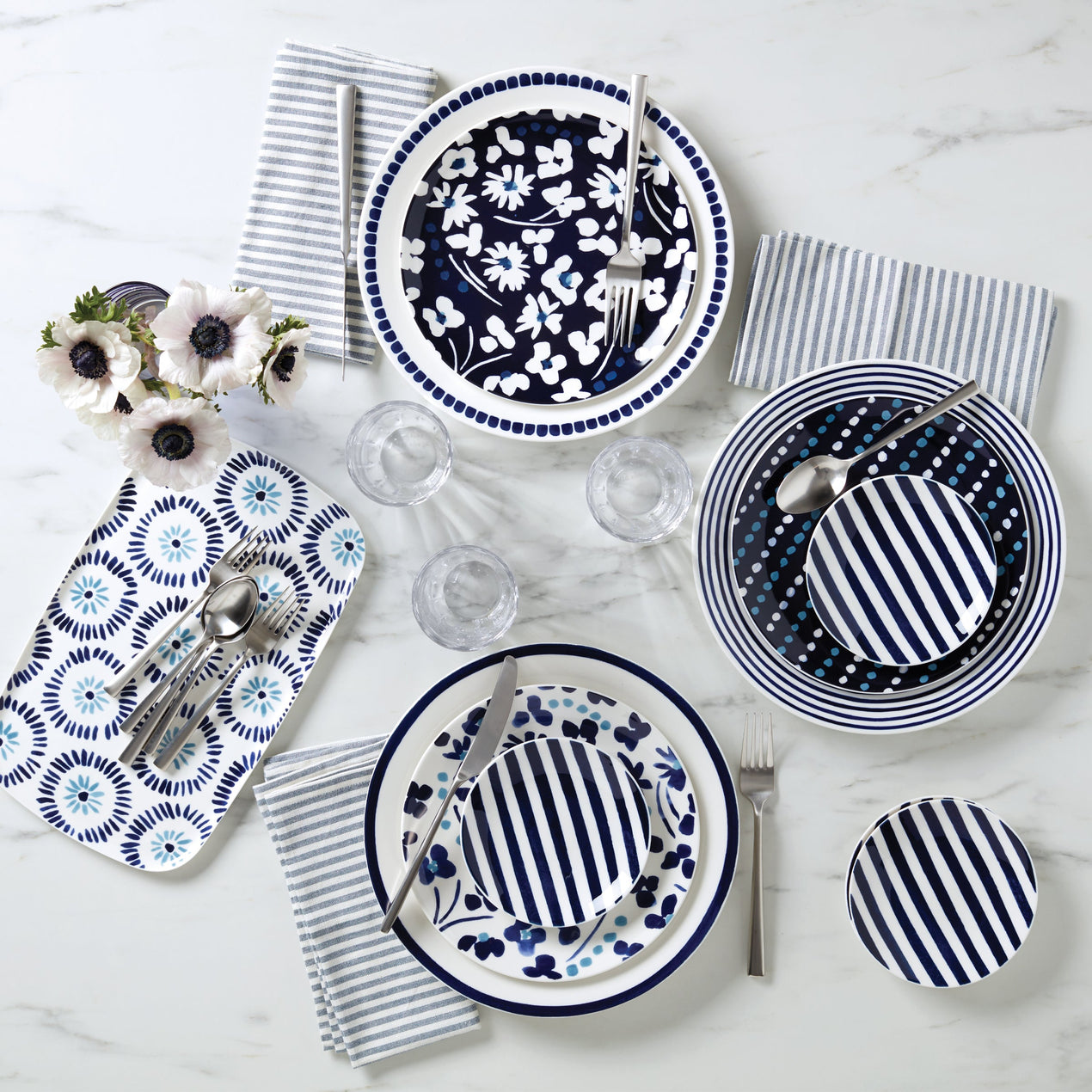 Floral Way 4-Piece Accent Plate Set