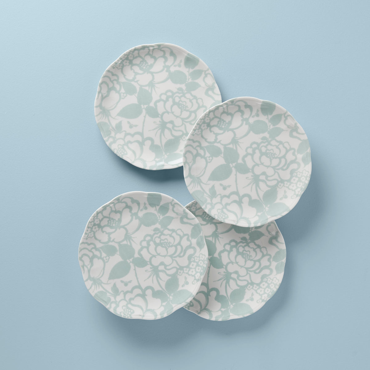 Pottery Barn Bubbly Ceramic French Salad Plates - Set of 4 - salad plates  ceramic, image size:1200x1200