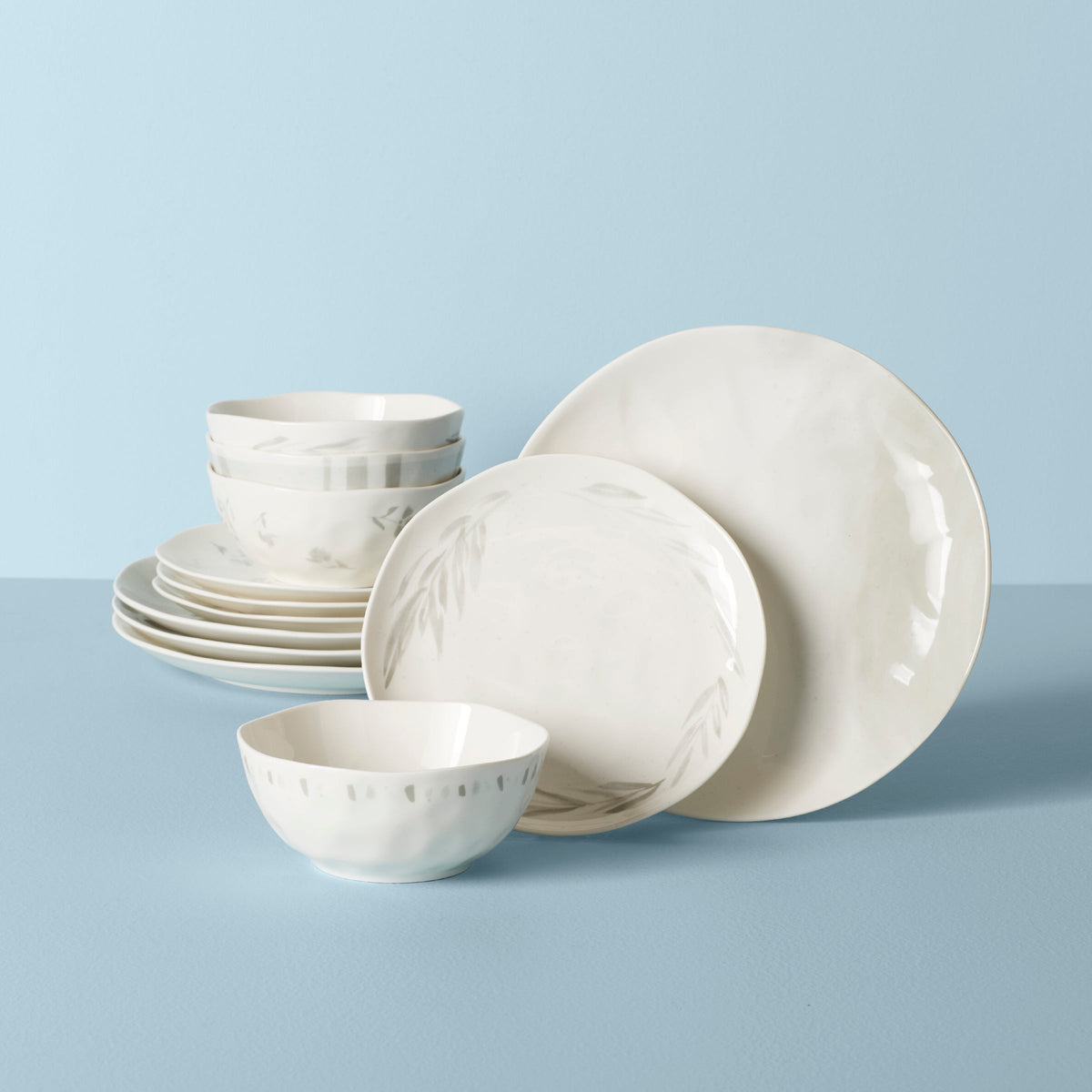 Oyster Bay 12Piece Dinnerware Set Lenox Corporation